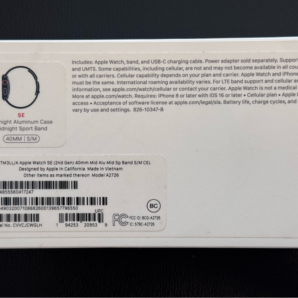 NEVER USED APPLE WATCH 2nd Generation 
in box - Picture 8 of 8